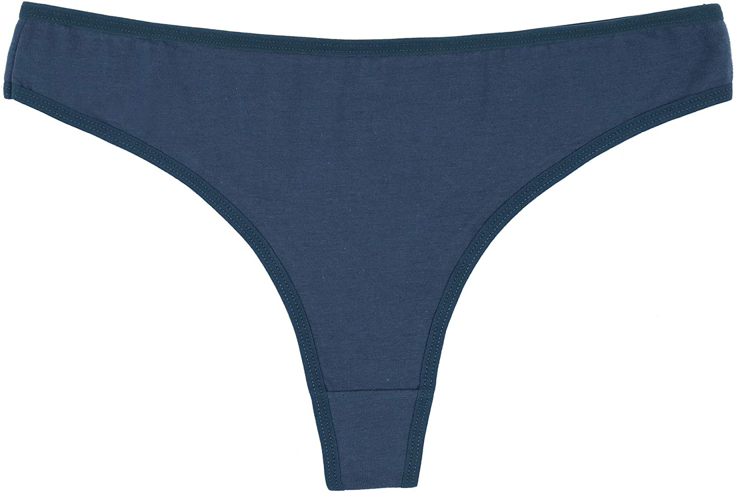 ELACUCOS 6 Pack Women's Thongs Cotton Breathable Panties Bikini Underwear Apparel & Accessories > Clothing > Underwear & Socks > Underwear ELACUCOS