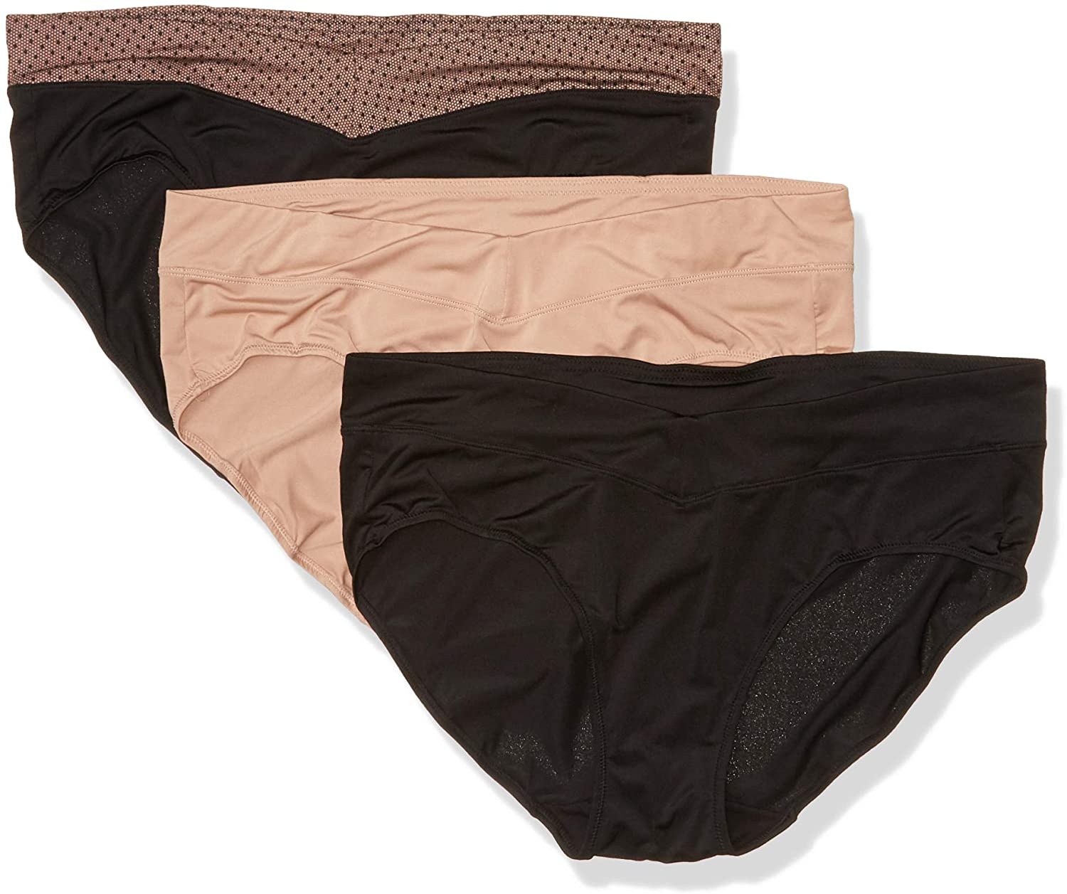 Warner'S Women'S Blissful Benefits No Muffin Top 3 Pack Hipster Panties Apparel & Accessories > Clothing > Underwear & Socks > Underwear Warner's