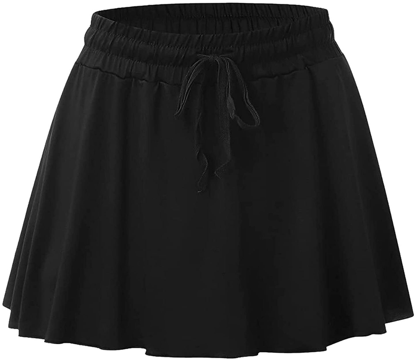 Burband Womens High Waisted Flowy Tennis Skirts Gym Yoga Pants Stretchy Pleated Golf Biker Shorts Summer Cute Lounge Skirts Apparel & Accessories > Clothing > Underwear & Socks > Shapewear Burband