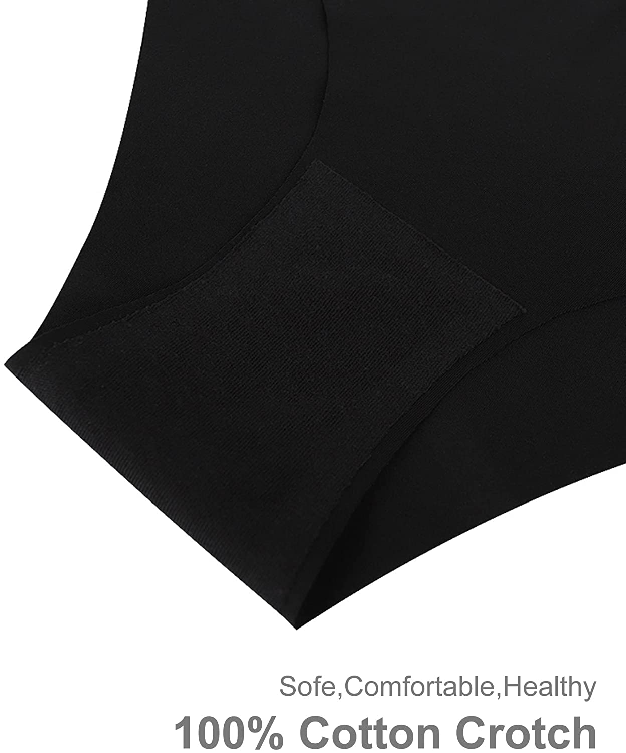 SHARICCA Women Seamless Cheeky Bikini No Show Panties Ladies Invisible Breathable Briefs Soft Stretch Underwear Multi Pack Apparel & Accessories > Clothing > Underwear & Socks > Underwear SHARICCA