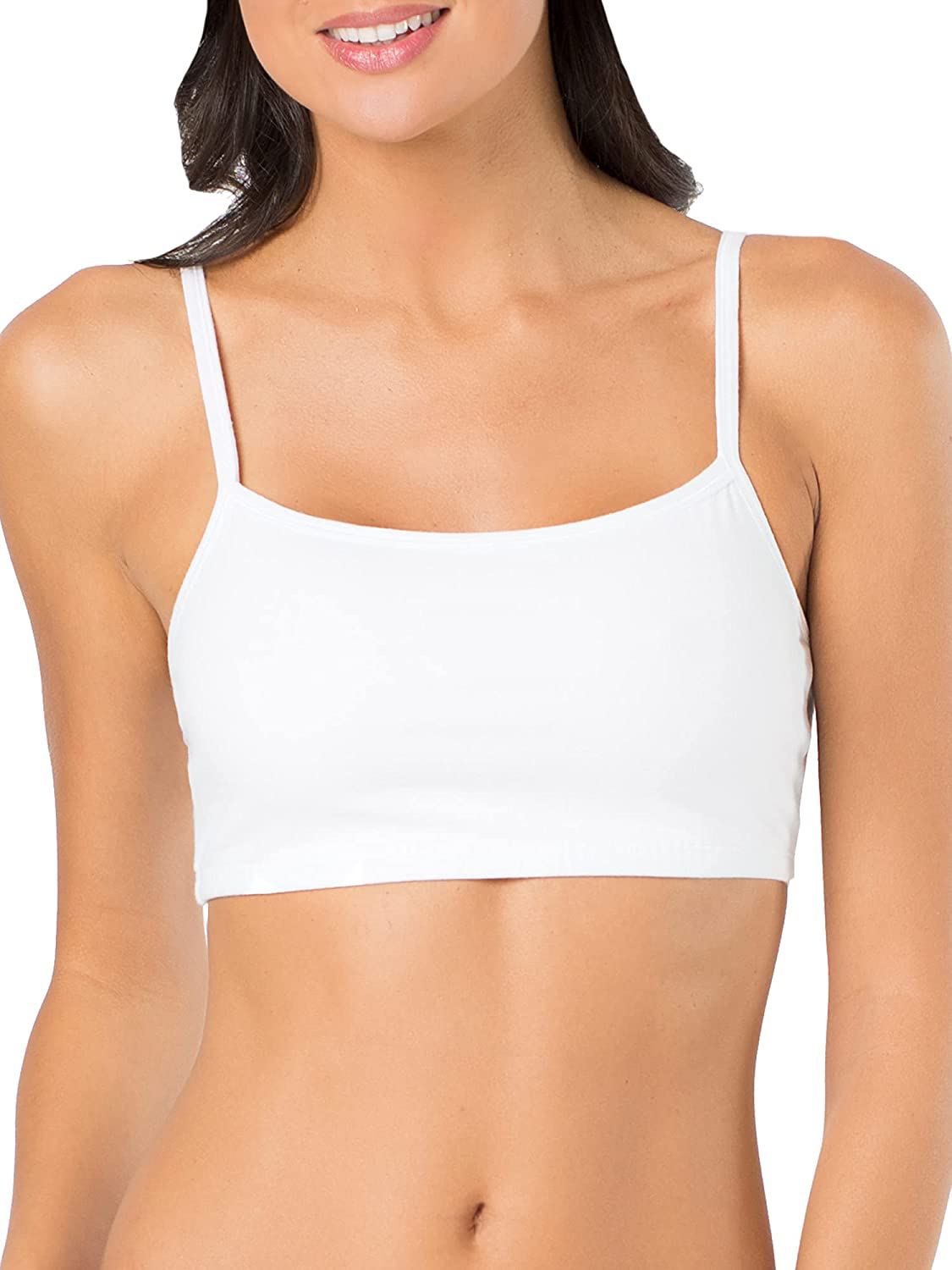 Fruit of the Loom Women'S Spaghetti Strap Cotton Pullover Sports Bra Apparel & Accessories > Clothing > Underwear & Socks > Bras Kylie Max