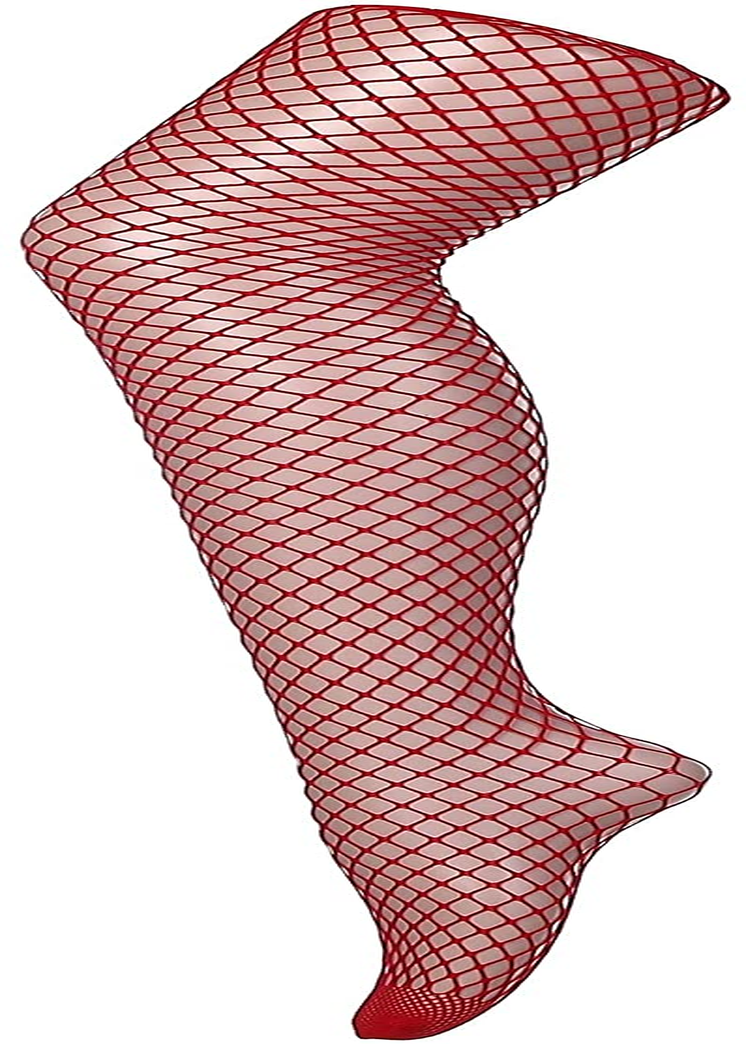 FLORA GUARD High Waist Tights Fishnet Stockings, High Waist Sexy Fishnets Pantyhose - 4 Pairs Apparel & Accessories > Clothing > Underwear & Socks > Shapewear FLORA GUARD