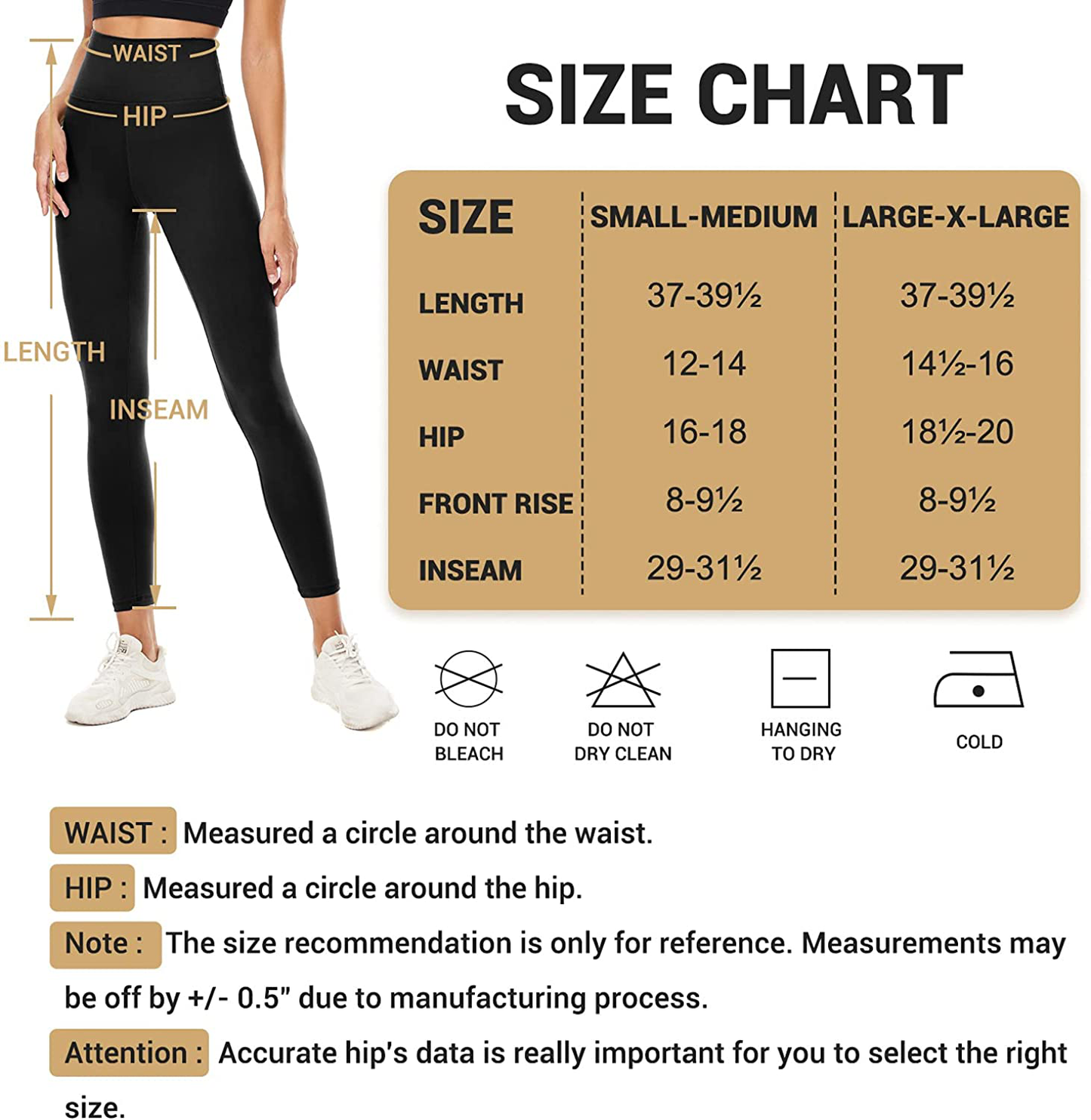 QGGQDD 3 Pack Black High Waisted Leggings for Women - Buttery Soft Workout Yoga Athletic Leggings Apparel & Accessories > Clothing > Activewear QGGQDD