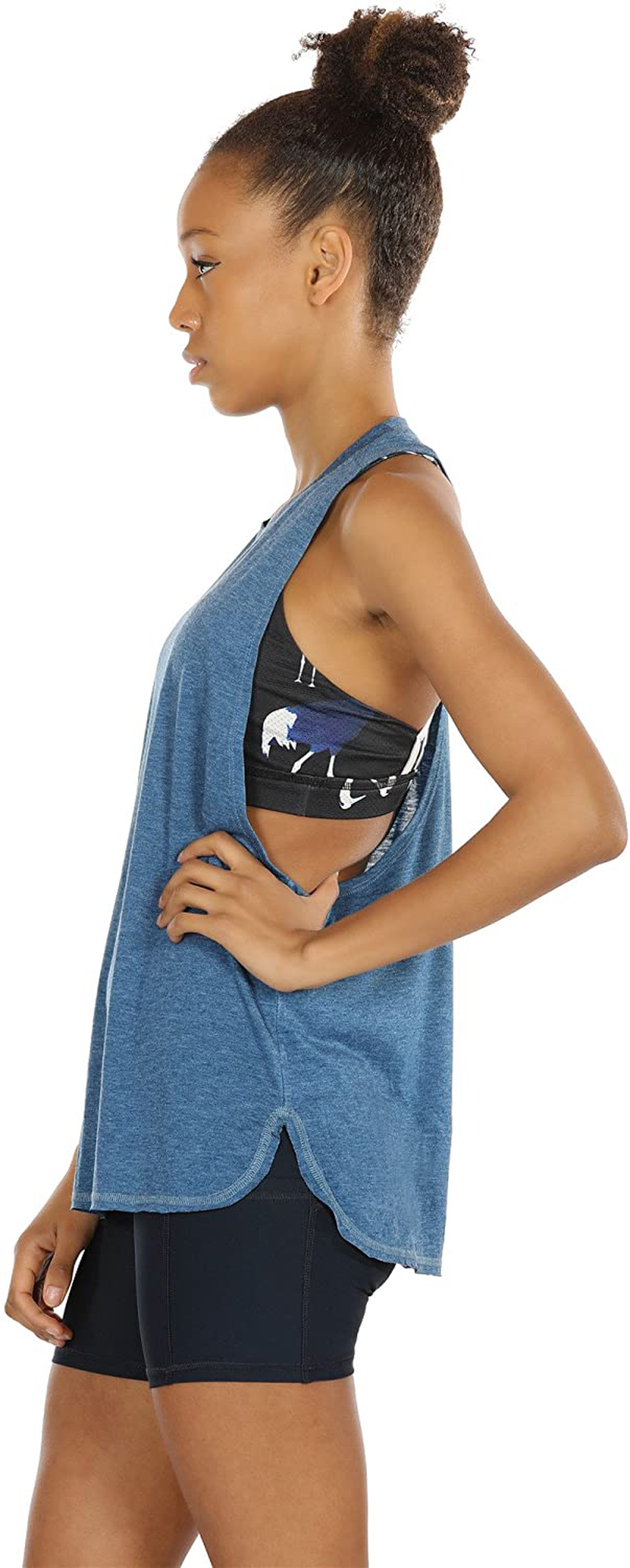 Icyzone Workout Tank Tops for Women - Running Muscle Tank Sport Exercise Gym Yoga Tops Athletic Shirts(Pack of 3) Apparel & Accessories > Clothing > Activewear Kylie Max