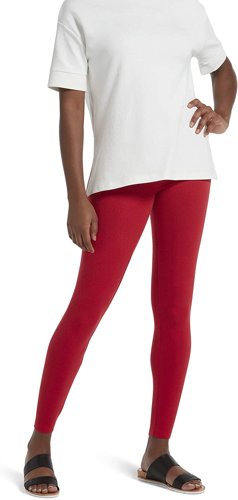 No Nonsense Women'S Cotton Legging Apparel & Accessories > Clothing > Underwear & Socks > Shapewear No Nonsense Red Hot XX-Large