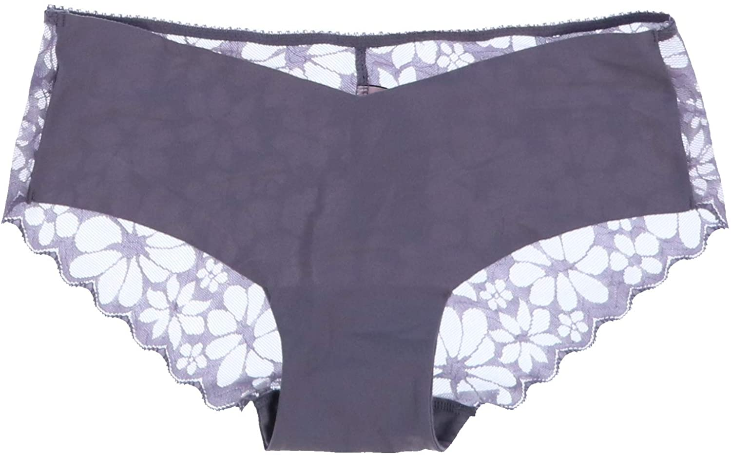 Victoria'S Secret Panties Sexy Illusions Floral Lace Back Hiphugger Apparel & Accessories > Clothing > Underwear & Socks > Underwear Victoria's Secret Purple X-Small