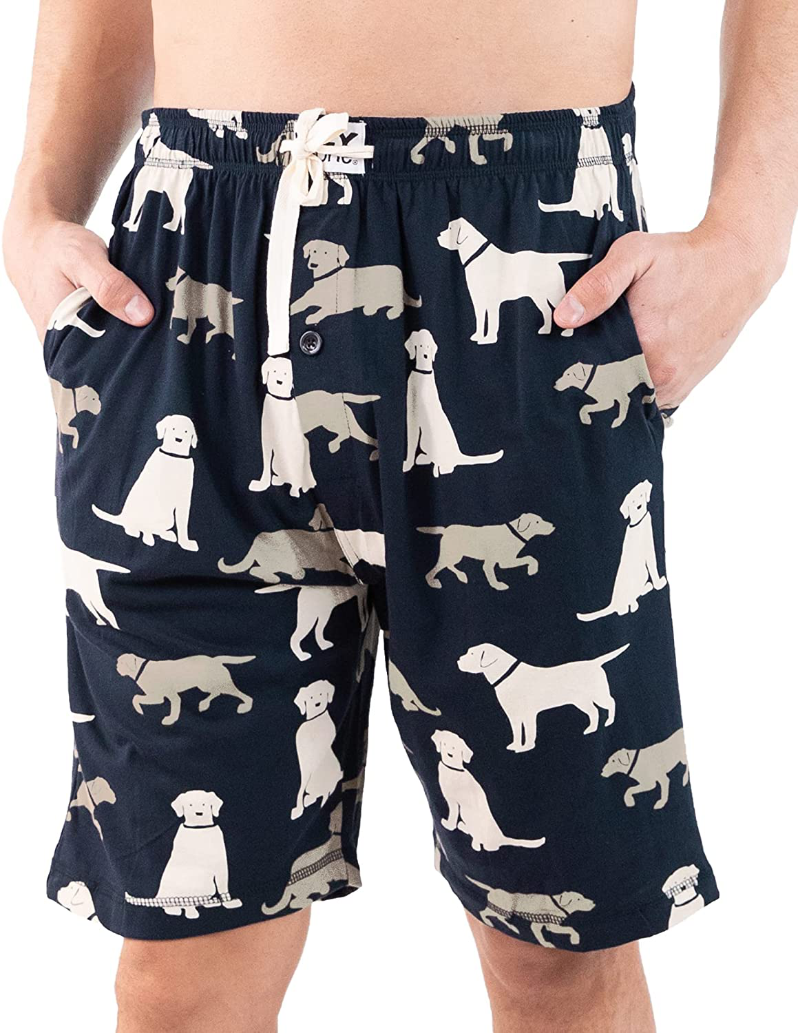 Lazy One Pajama Shorts for Men, Men'S Separate Bottoms, Cotton Loungewear Apparel & Accessories > Clothing > Sleepwear & Loungewear > Pajamas Kylie Max