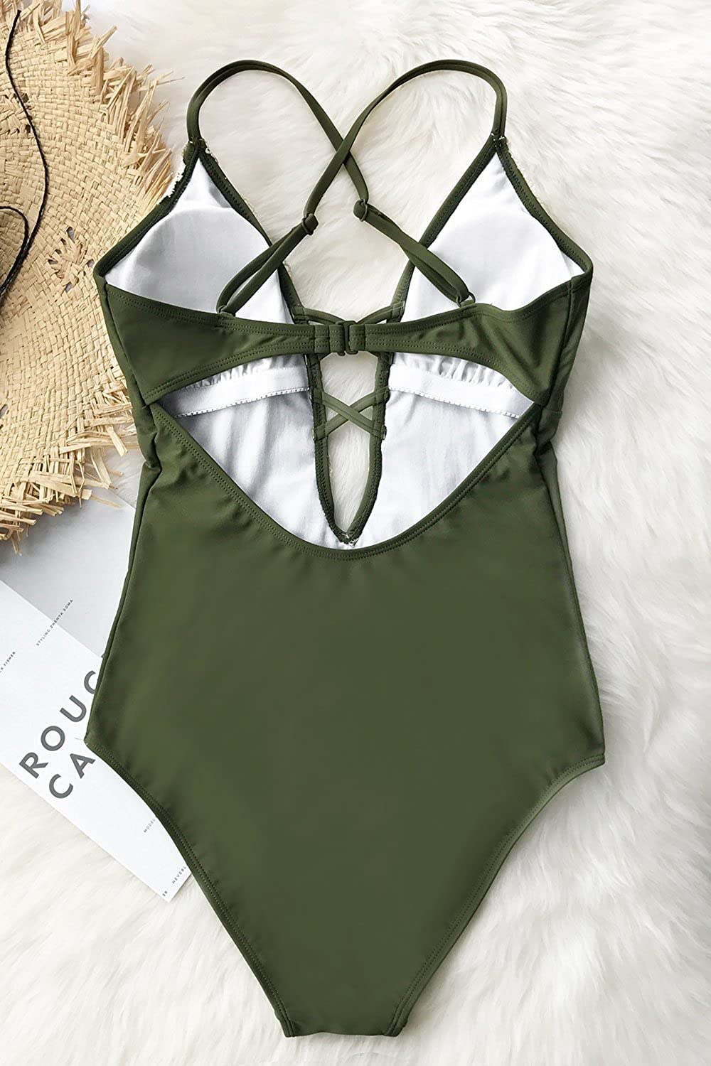 CUPSHE Women'S Ladies Vintage Lace Bikini Sets Beach Swimwear Bathing Suit Kylie Max