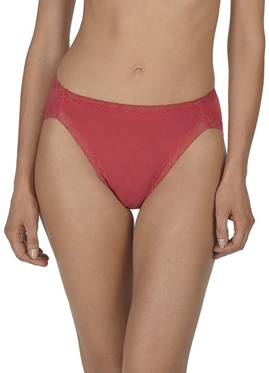 Natori Womens Bliss French Cut Panty Apparel & Accessories > Clothing > Underwear & Socks > Underwear Natori Deep Coral X-Small