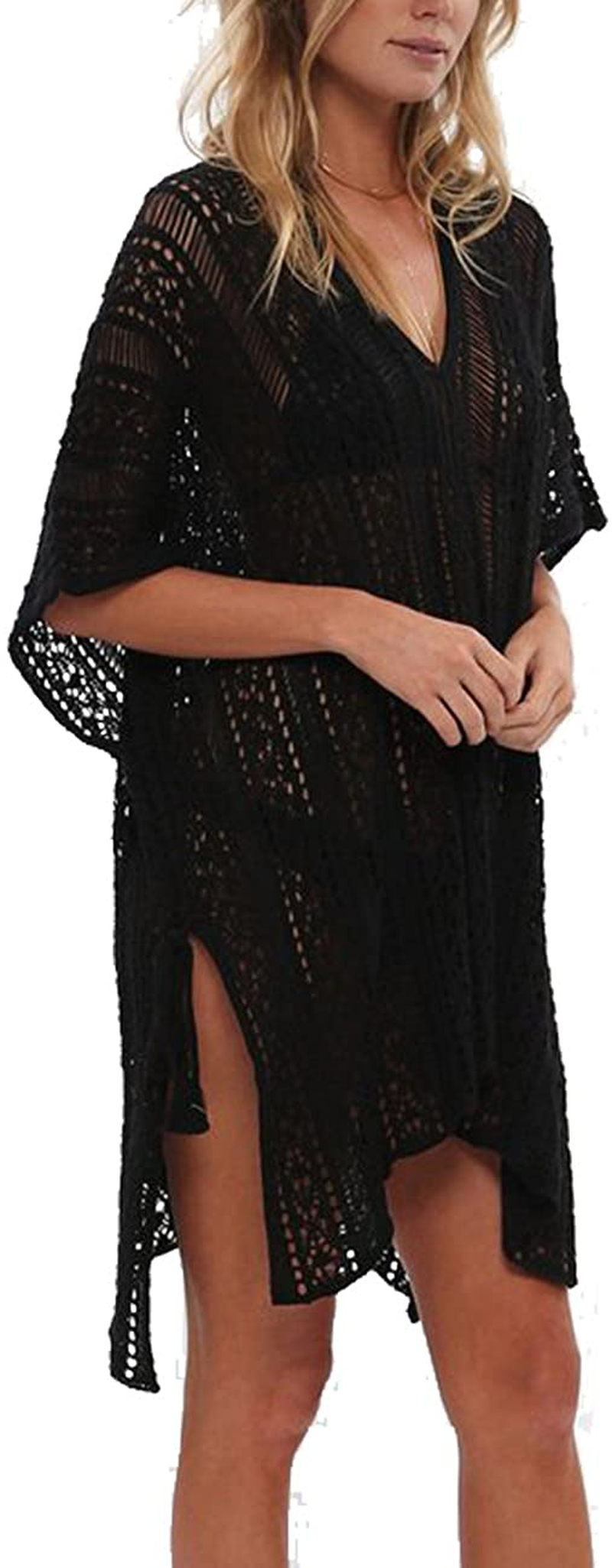 Shermie Swimsuit Cover Ups for Women V Neck Loose Beach Bikini Bathing Suit Cover Up Apparel & Accessories > Clothing > Swimwear Kylie Max