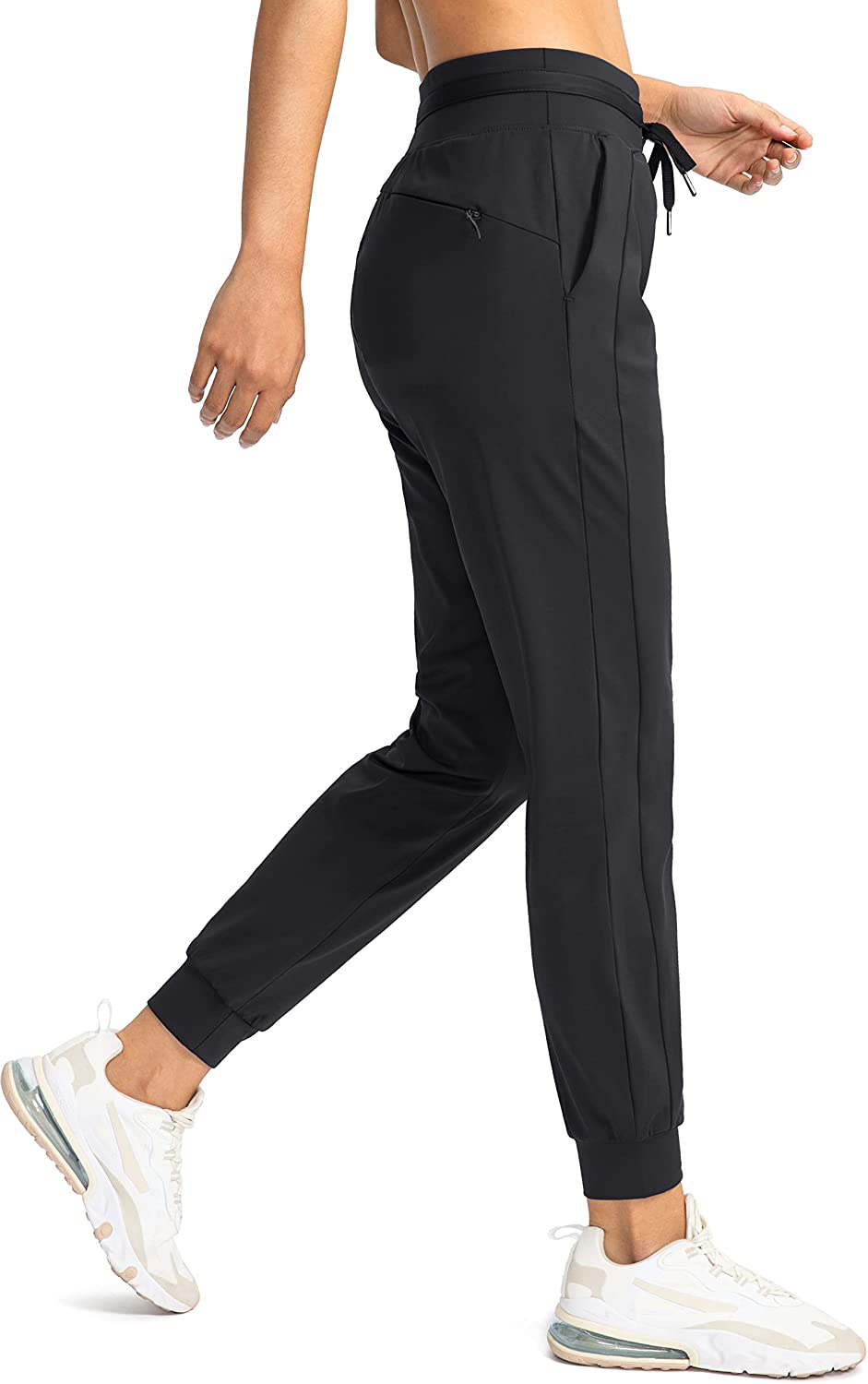 G Gradual Women'S Joggers Pants with Zipper Pockets High Waisted Athletic Tapered Sweatpants for Women Workout Lounge Apparel & Accessories > Clothing > Activewear Kylie Max