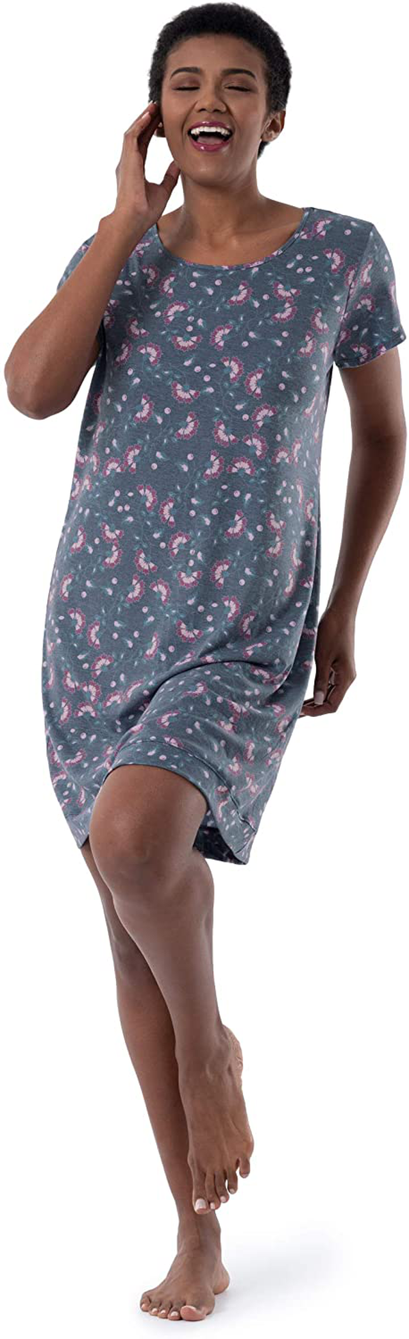 Fruit of the Loom Women'S Super Soft and Breathable Sleep Shirt Apparel & Accessories > Clothing > Sleepwear & Loungewear > Nightgowns Kylie Max
