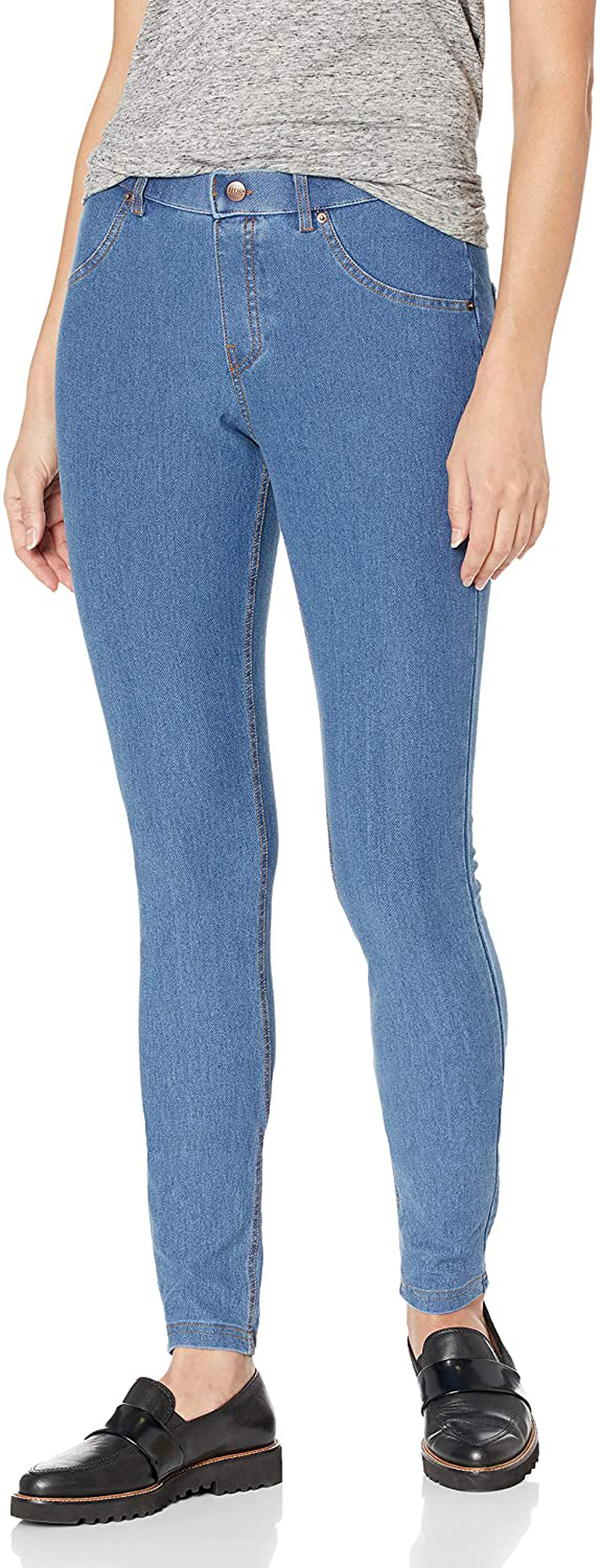 HUE Women's Essential Denim Leggings Apparel & Accessories > Clothing > Activewear HUE Medium Wash X-Small