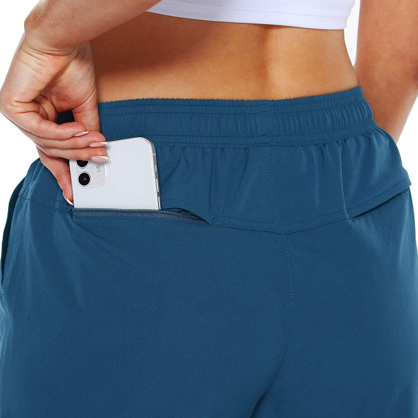 Willit Women'S 5" Hiking Shorts Golf Athletic Outdoor Shorts Quick Dry Workout Summer Water Shorts with Pockets Apparel & Accessories > Clothing > Shorts Kylie Max