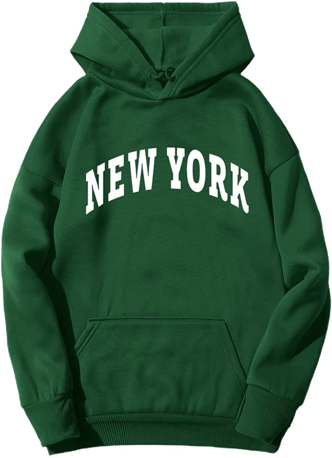 SOLY HUX Women'S Casual California Hoodie Long Sleeve Drawstring Pullover Sweatshirt Apparel & Accessories > Clothing > Activewear Kylie Max