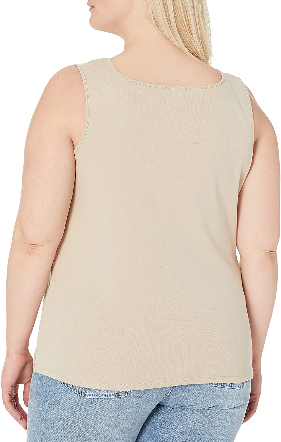 Ruby Rd. Women'S Plus-Size 1X1 Rib Square Neck Sleeveless Tank Apparel & Accessories > Clothing > Activewear Kylie Max