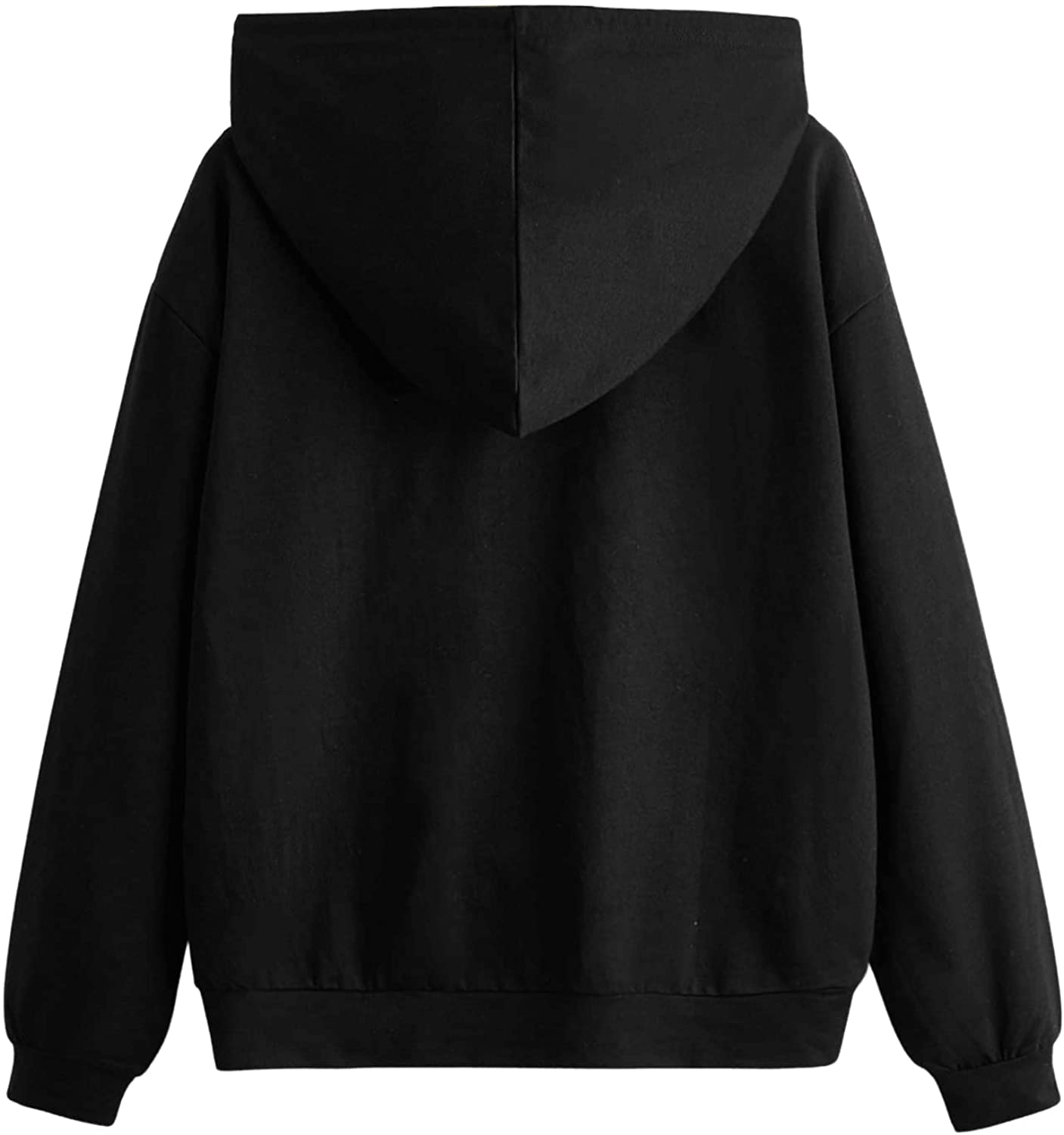 Sweatyrocks Women'S Casual Heart Print Long Sleeve Pullover Hoodie Sweatshirt Tops Apparel & Accessories > Clothing > Activewear Kylie Max