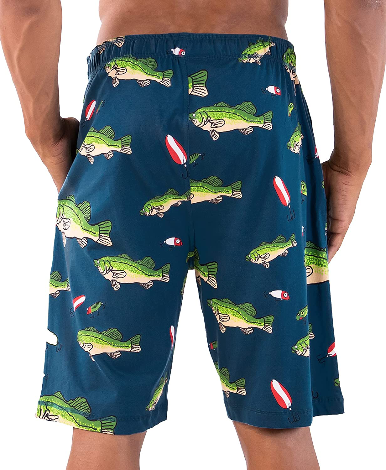 Lazy One Pajama Shorts for Men, Men'S Separate Bottoms, Cotton Loungewear Apparel & Accessories > Clothing > Sleepwear & Loungewear > Pajamas Kylie Max