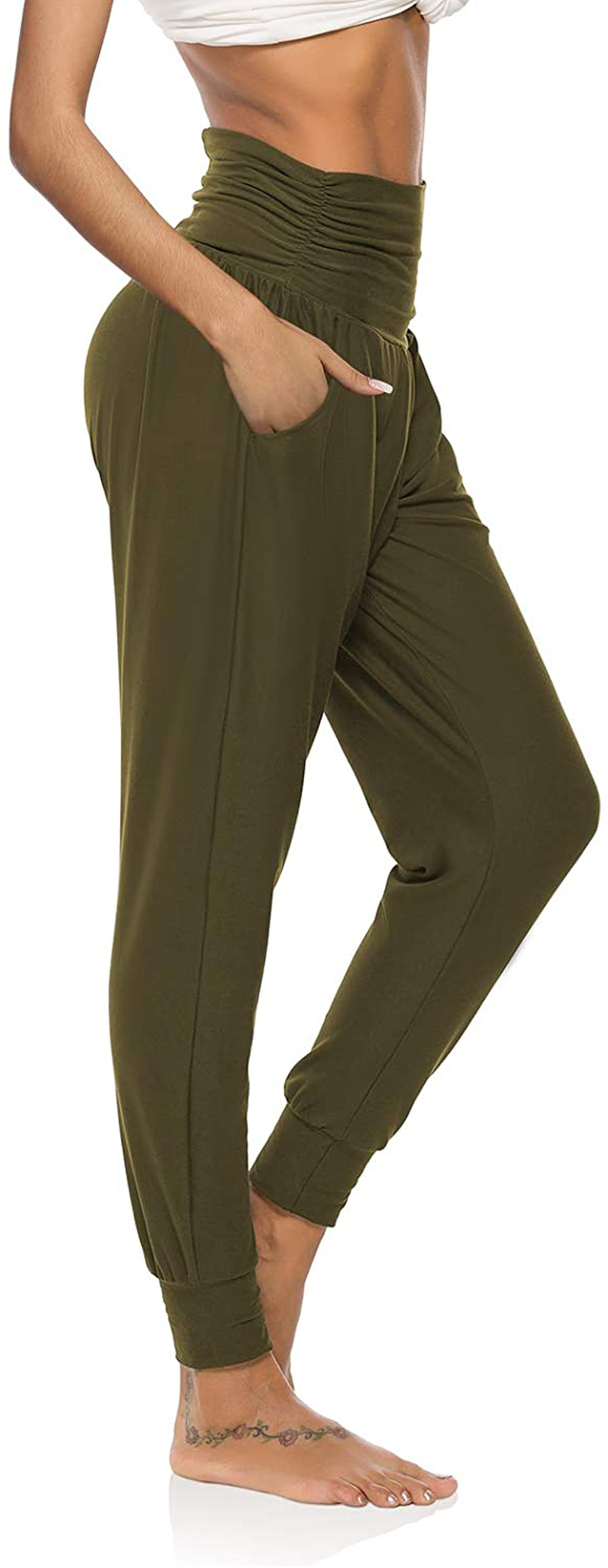 DIBAOLONG Womens Yoga Sweatpants Loose Workout Joggers Pants Comfy Lounge Pants with Pockets Apparel & Accessories > Clothing > Activewear Kylie Max