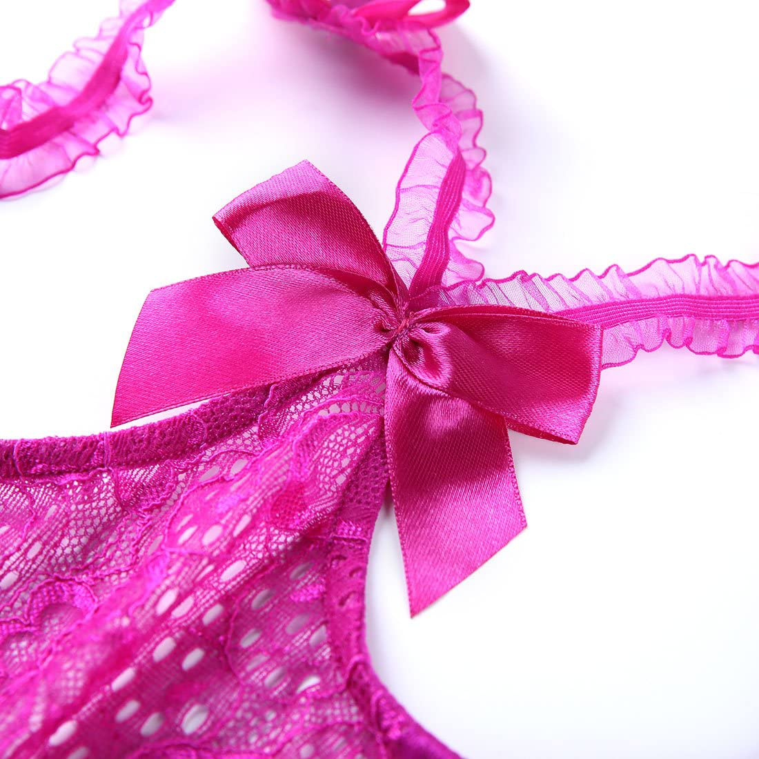 Women Sexy Teddy Lingerie One Piece Lace Babydoll Bodysuit Nightie plus Size S-3XL Apparel & Accessories > Clothing > Underwear & Socks > Lingerie Kylie Max