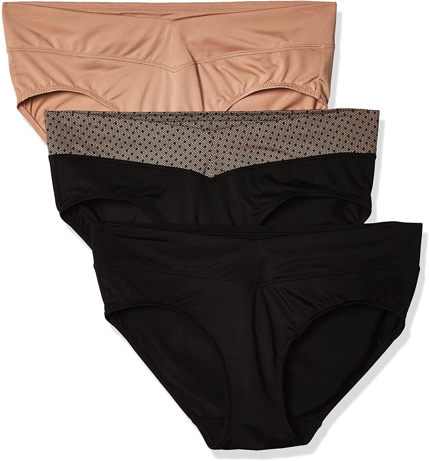 Warner'S Women'S Blissful Benefits No Muffin Top 3 Pack Hipster Panties Apparel & Accessories > Clothing > Underwear & Socks > Underwear Warner's