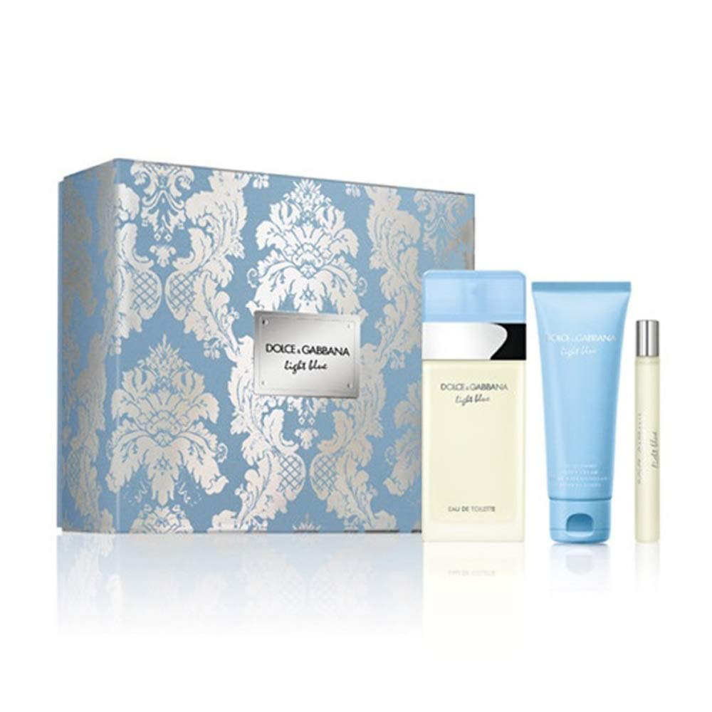 Dolce And Gabbana Light Blue 3 Pc Set (W) Edt Sp 3.4, B/C 2.5, Sp 0.33 Oz Arts & Entertainment > Party & Celebration > Gift Giving Dolcé & Gabbána