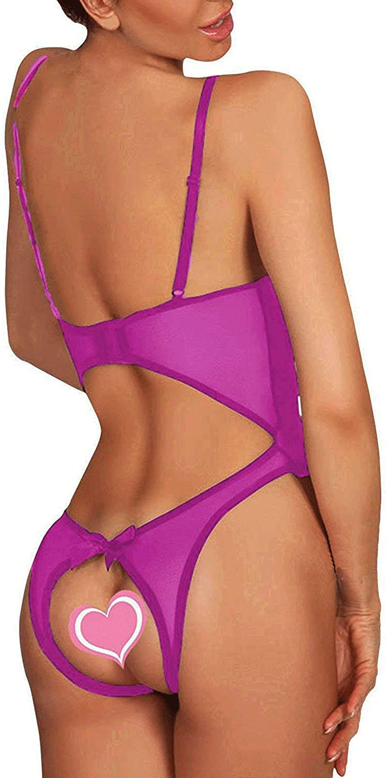 Women Sexy Teddy Lingerie One Piece Lace Babydoll Bodysuit Nightie plus Size S-3XL Apparel & Accessories > Clothing > Underwear & Socks > Lingerie Kylie Max