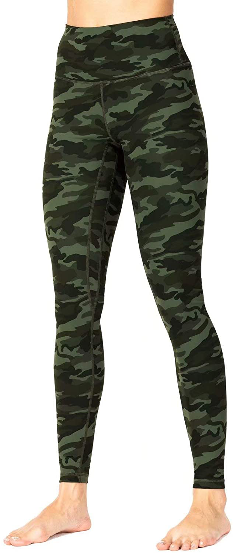 Sunzel Workout Leggings for Women, Squat Proof High Waisted Yoga Pants 4 Way Stretch, Buttery Soft Apparel & Accessories > Clothing > Activewear Sunzel Green Camo Small