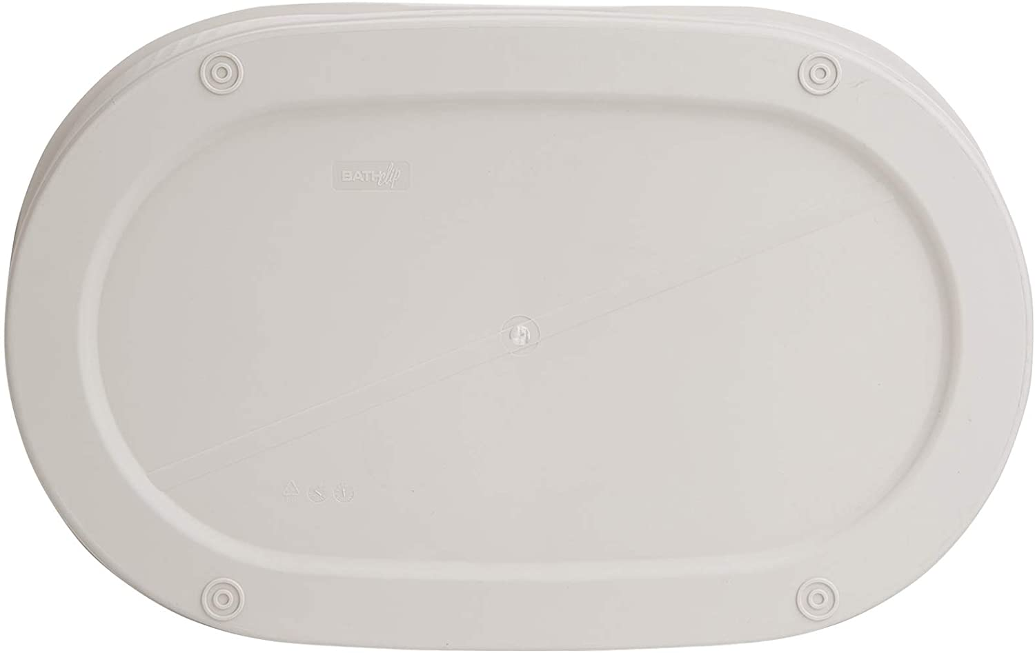 Mind Reader HHAMP40-IVO, Laundry, Storage, Bathroom, Bedroom, Home, Ivory 40 Liter Clothes Basket Apparel & Accessories > Clothing > Underwear & Socks > Underwear Mind Reader