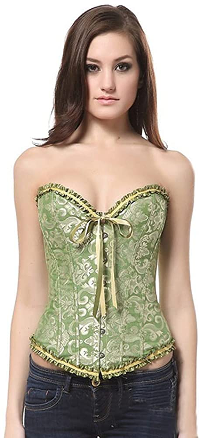Black Corset Top Waist Trainer Corsets for Women Body Shaper Bustiers Lingerie Renaissance Costume Apparel & Accessories > Clothing > Underwear & Socks > Lingerie CZIFFRA