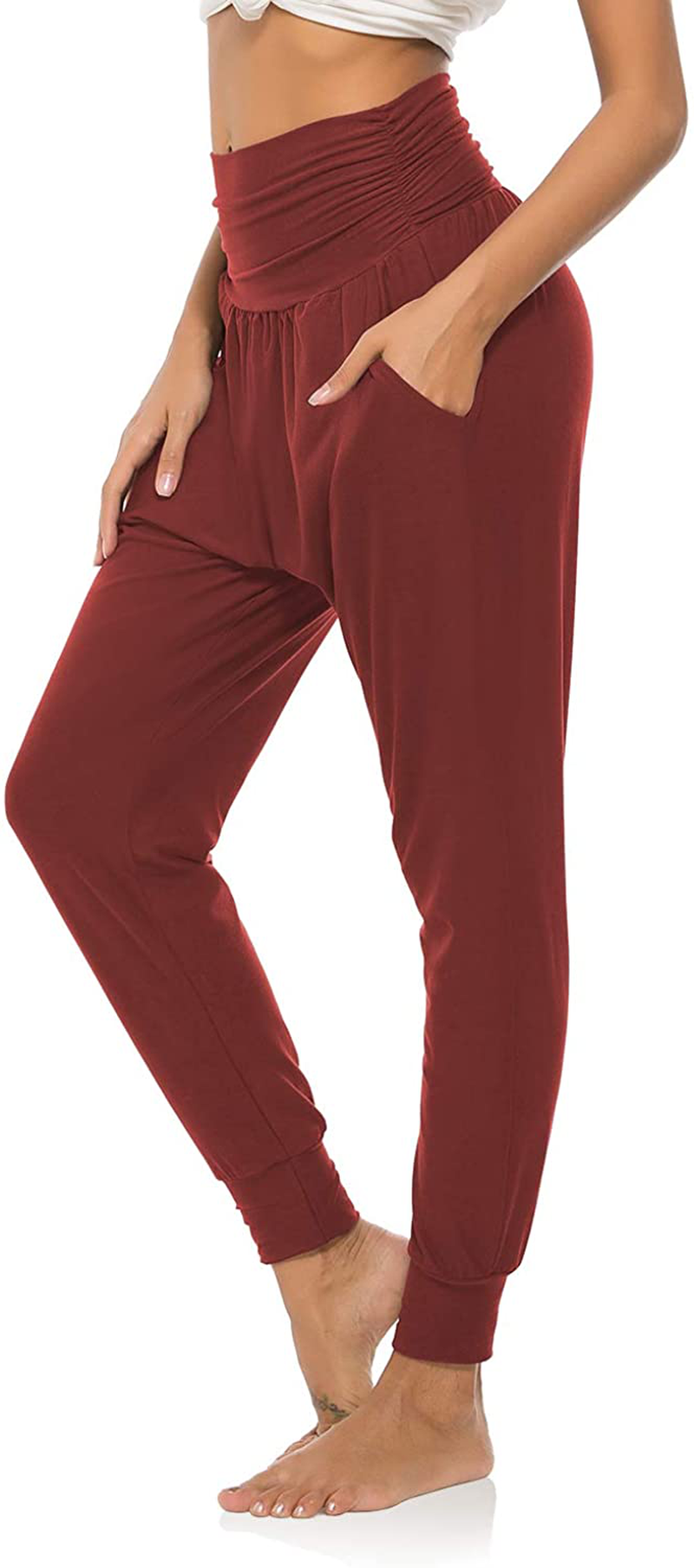 DIBAOLONG Womens Yoga Sweatpants Loose Workout Joggers Pants Comfy Lounge Pants with Pockets Apparel & Accessories > Clothing > Activewear Kylie Max