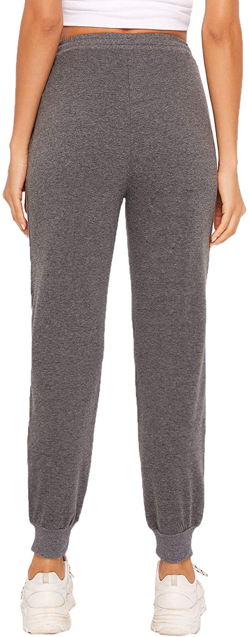Sweatyrocks Women'S Drawstring Waist Striped Side Jogger Sweatpants with Pocket Apparel & Accessories > Clothing > Activewear Kylie Max