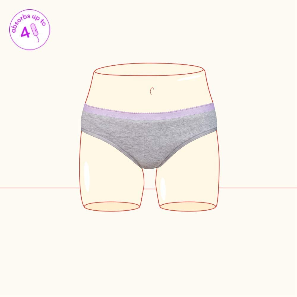 Thinx (BTWN) Bikini Panties | Period Underwear for Teen Girls | Menstrual Underwear | Super Absorbency Apparel & Accessories > Clothing > Underwear & Socks > Underwear Thinx BTWN