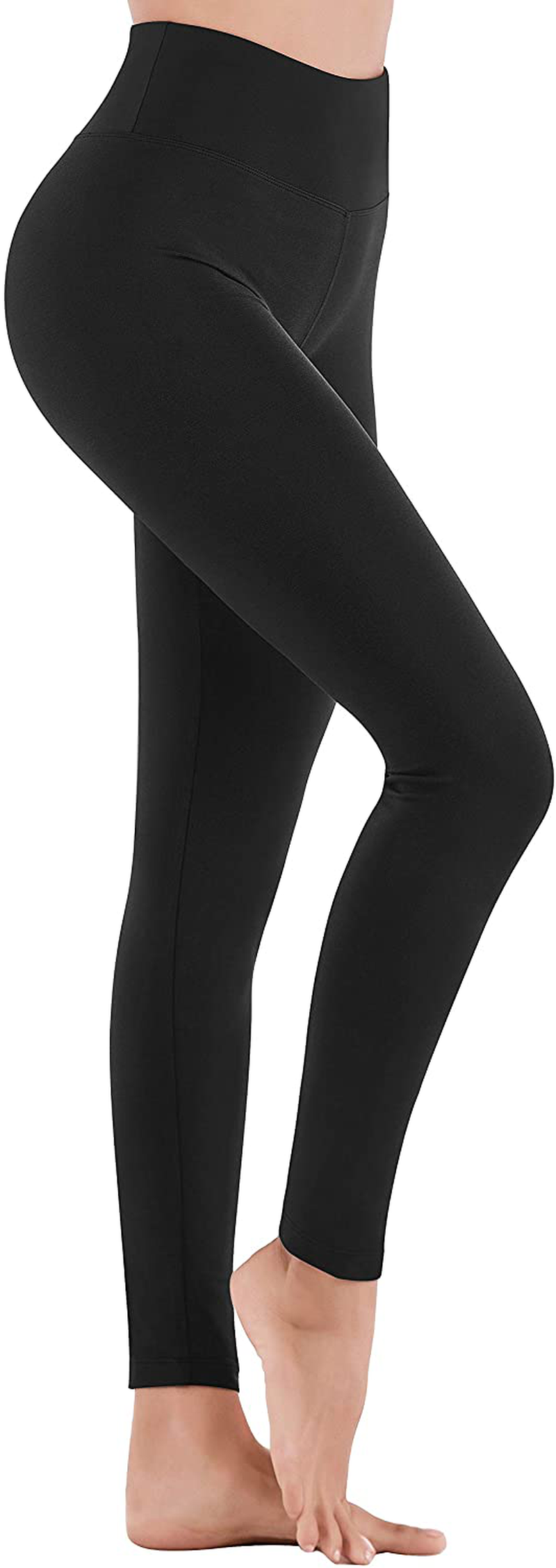 IUGA High Waisted Leggings for Women Workout Leggings with Inner Pocket Yoga Pants for Women Apparel & Accessories > Clothing > Activewear IUGA Black X-Large