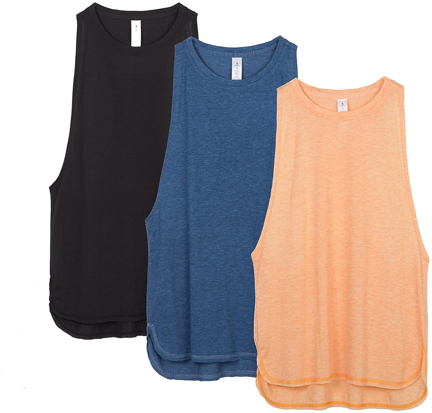 Icyzone Workout Tank Tops for Women - Running Muscle Tank Sport Exercise Gym Yoga Tops Athletic Shirts(Pack of 3) Apparel & Accessories > Clothing > Activewear Kylie Max