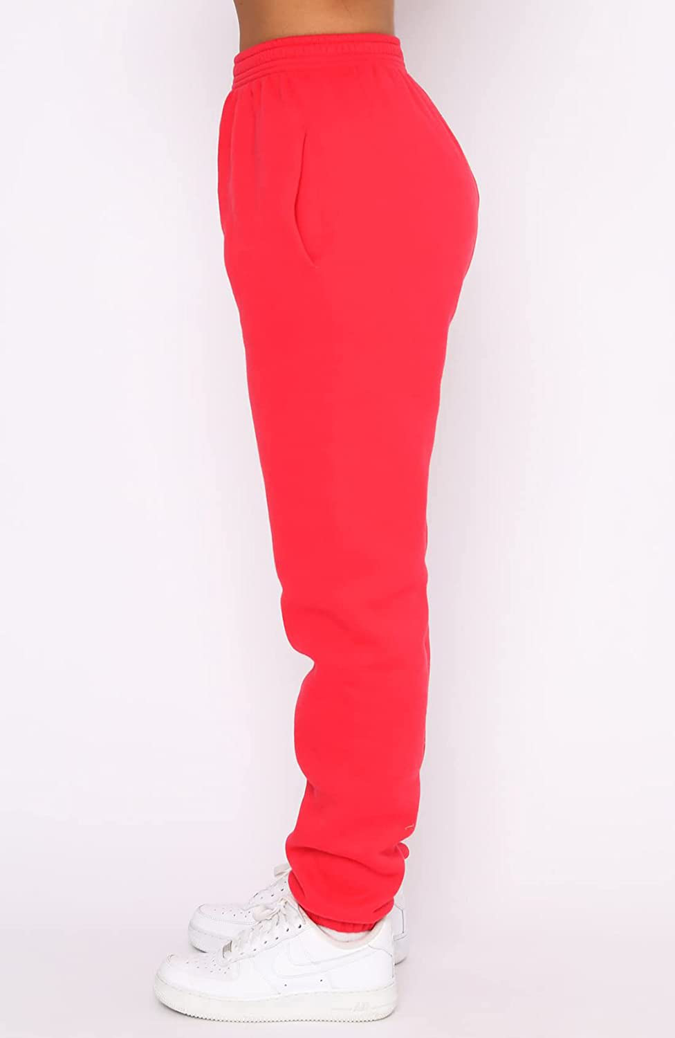 URBEARTH Womens Casual Comfy Sweatpants High Waisted Drawstring Sweat Pants Winter Cinch Bottom Joggers with Pocket Apparel & Accessories > Clothing > Activewear Kylie Max