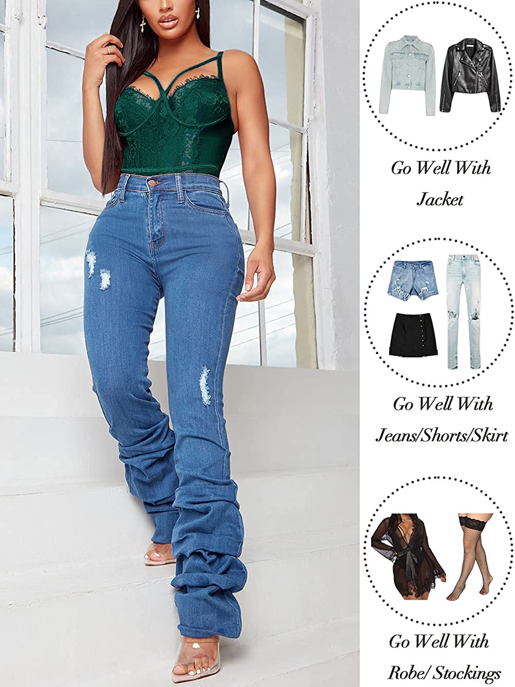 See Through Lingerie,V-Neck Lace Babydoll,Sexy Lingerie Women,One Piece Bodysuit Apparel & Accessories > Clothing > Underwear & Socks > Lingerie Kaei&Shi