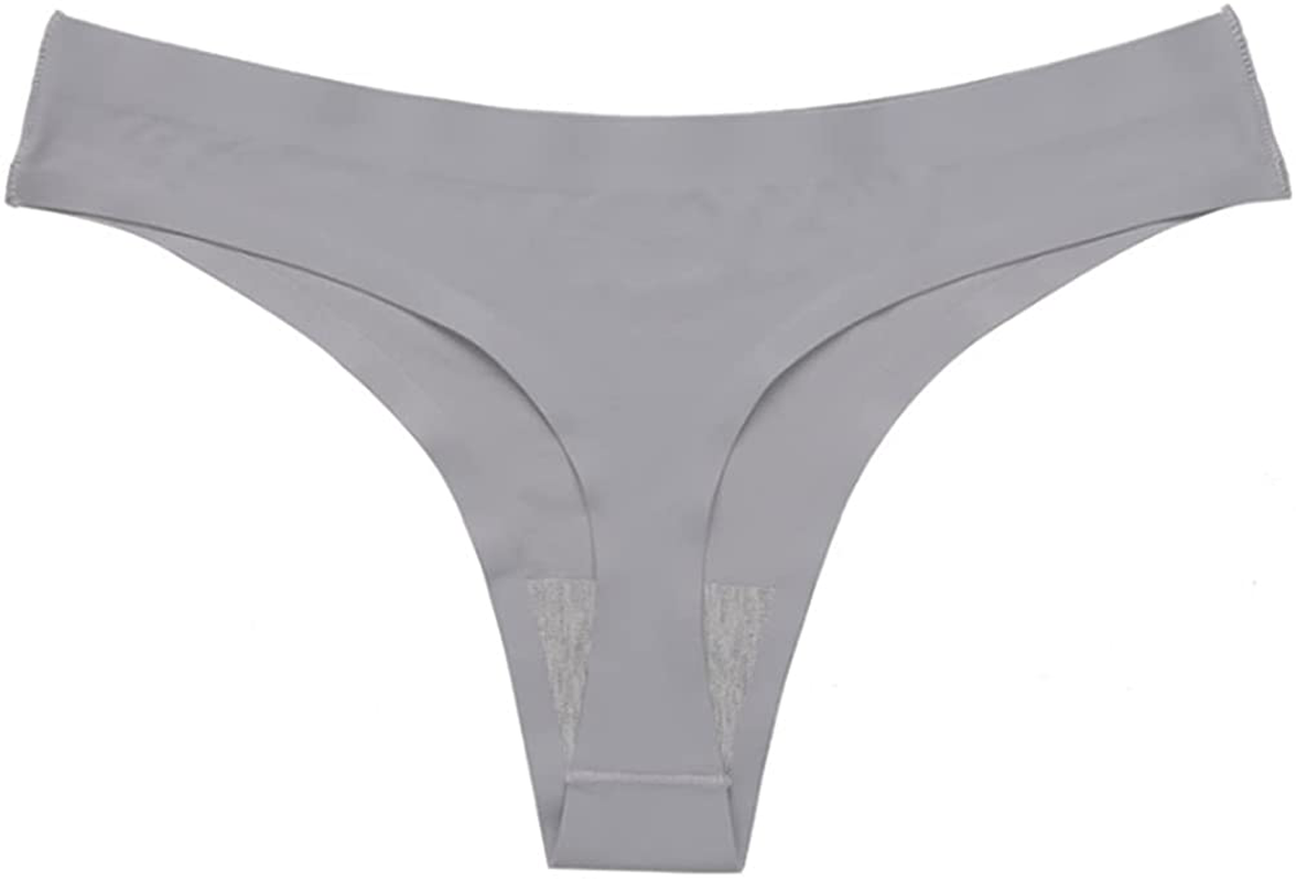 Closecret Lingerie Women 6 Pack Seamless Thongs Underwear Ice Silk Comfy G-string Panties Apparel & Accessories > Clothing > Underwear & Socks > Underwear Closecret