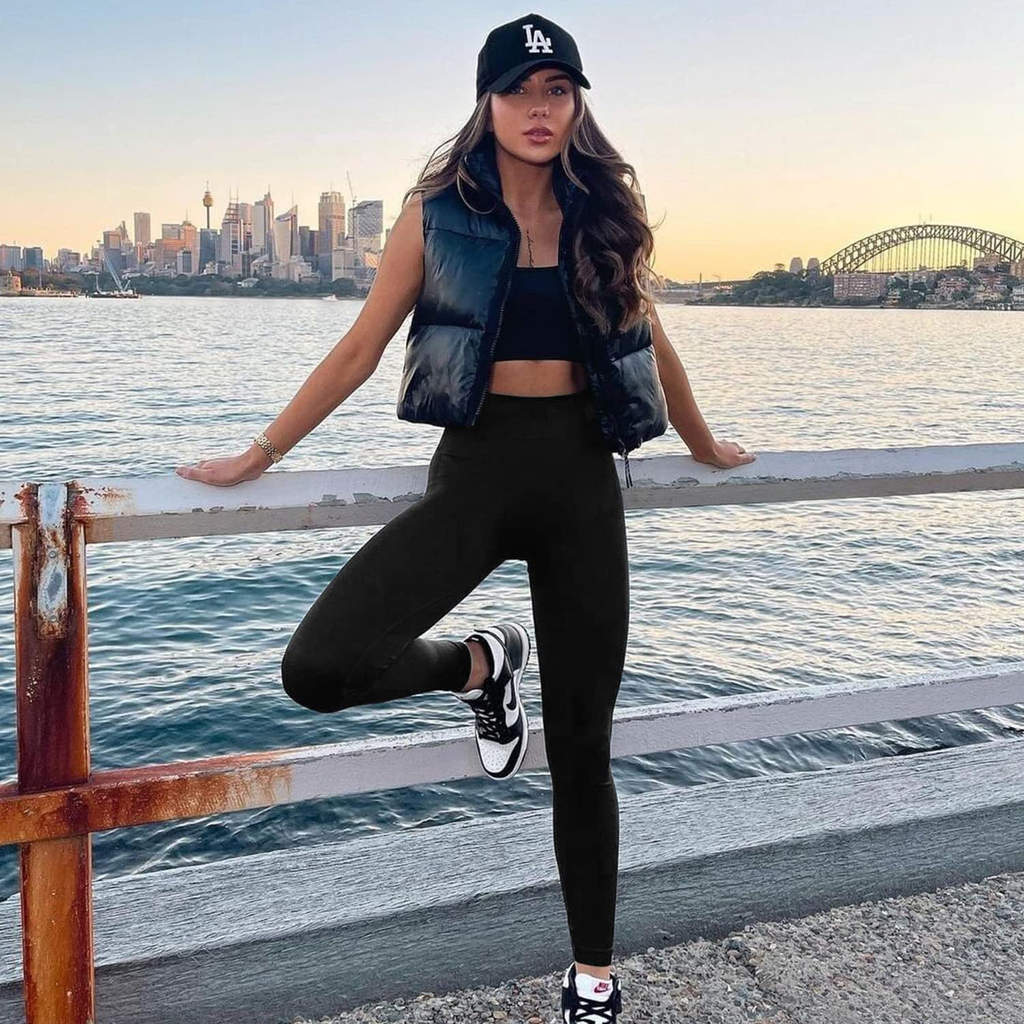 TNNZEET 3 Pack High Waisted Leggings for Women - Buttery Soft Workout Running Yoga Pants Apparel & Accessories > Clothing > Activewear TNNZEET