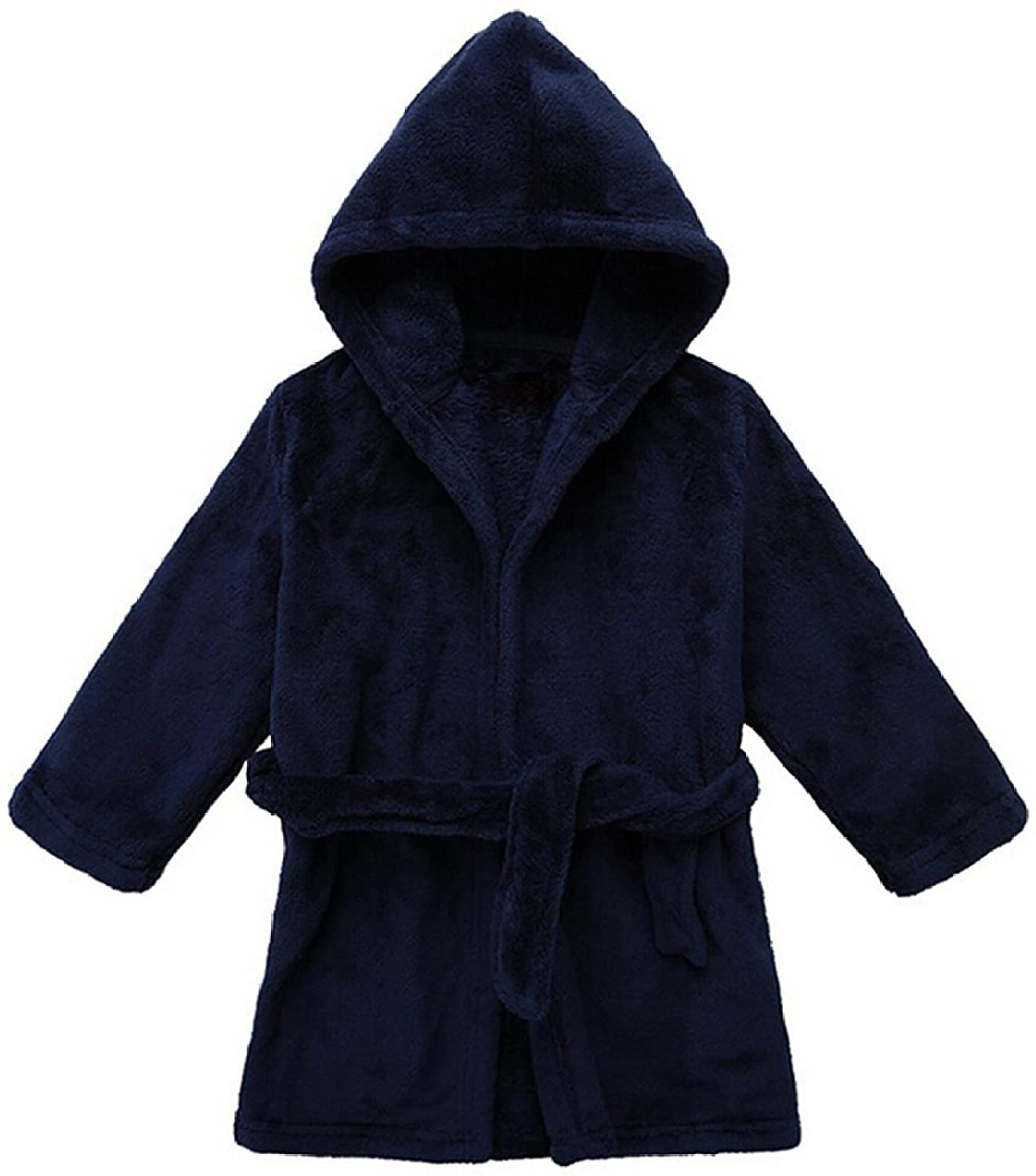 Toddler Unisex Baby Robe Hooded Fleece Bathrobe and Towel for Kids 9-36 Month Apparel & Accessories > Clothing > Sleepwear & Loungewear > Robes Kylie Max