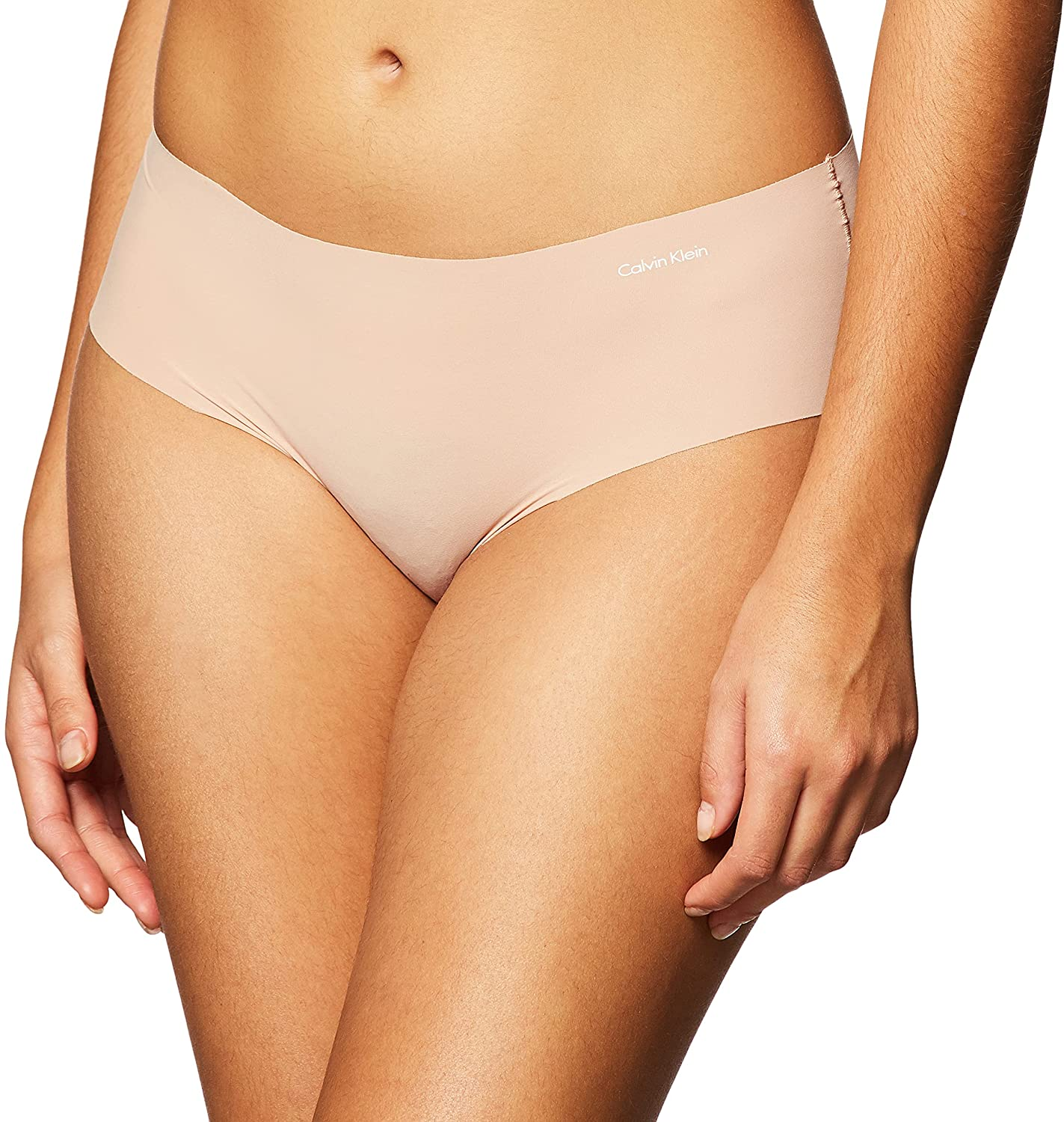 Calvin Klein Women'S Invisibles Hipster Multipack Panty Apparel & Accessories > Clothing > Underwear & Socks > Underwear Calvin Klein Light Caramel Large
