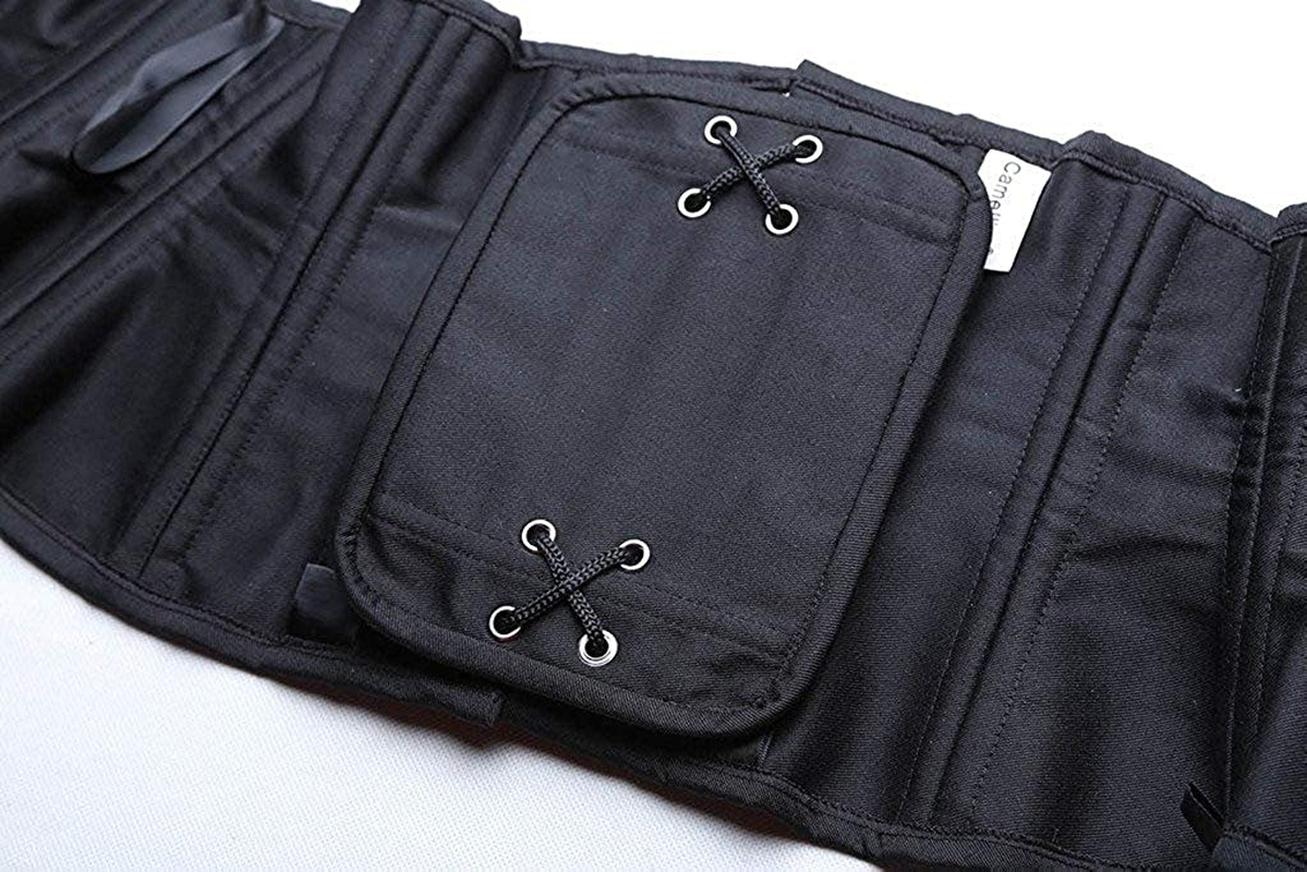 SHAPERX Women'S Heavy Duty Corset Double Steel Boned Waist Trainer Corsets Underbust Body Shaper Apparel & Accessories > Clothing > Underwear & Socks > Lingerie SHAPERX