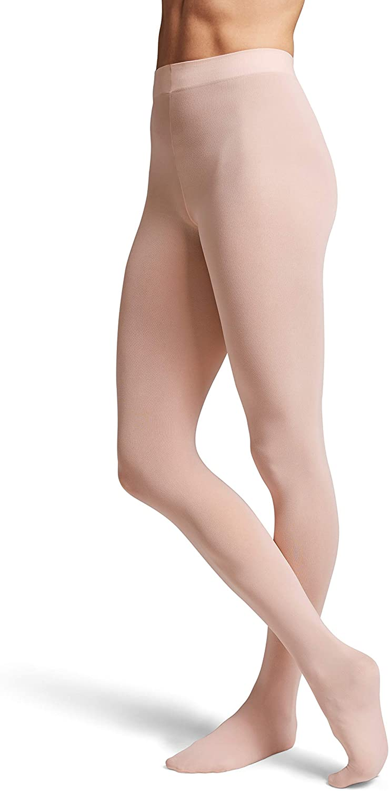 BLOCH Women'S Ladies Contoursoft Footed Tights Apparel & Accessories > Clothing > Underwear & Socks > Shapewear Bloch Pink Small