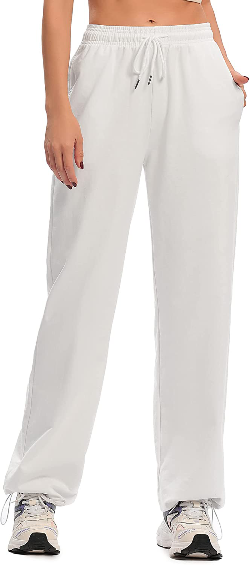 Cakcton Women'S Sweatpants with Pockets Joggers High Waisted Loose Workout Yoga Lounge Drawstring Active Casual Sports Pants Apparel & Accessories > Clothing > Activewear Kylie Max