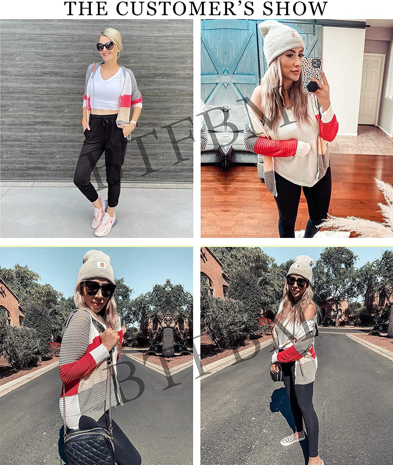 BTFBM Women Zip up Striped Hoodies Jackets Color Block Print Long Sleeve Drawstring Stretchy Casual Pullover Sweatshirts Apparel & Accessories > Clothing > Activewear Kylie Max