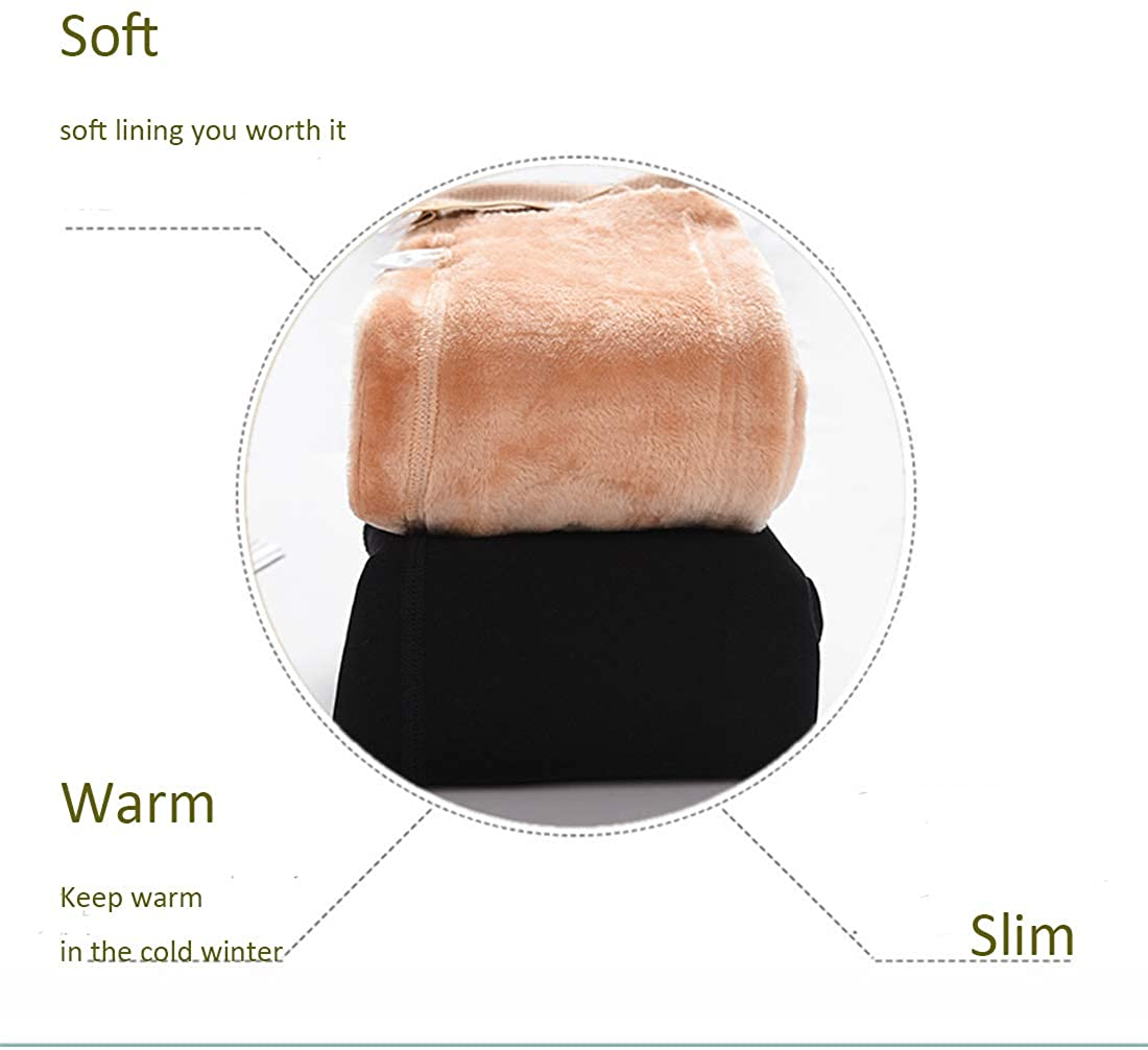 Blostirno Women'S Fleece Lined Tights Thermal Pantyhose Leggings Apparel & Accessories > Clothing > Underwear & Socks > Shapewear Blostirno