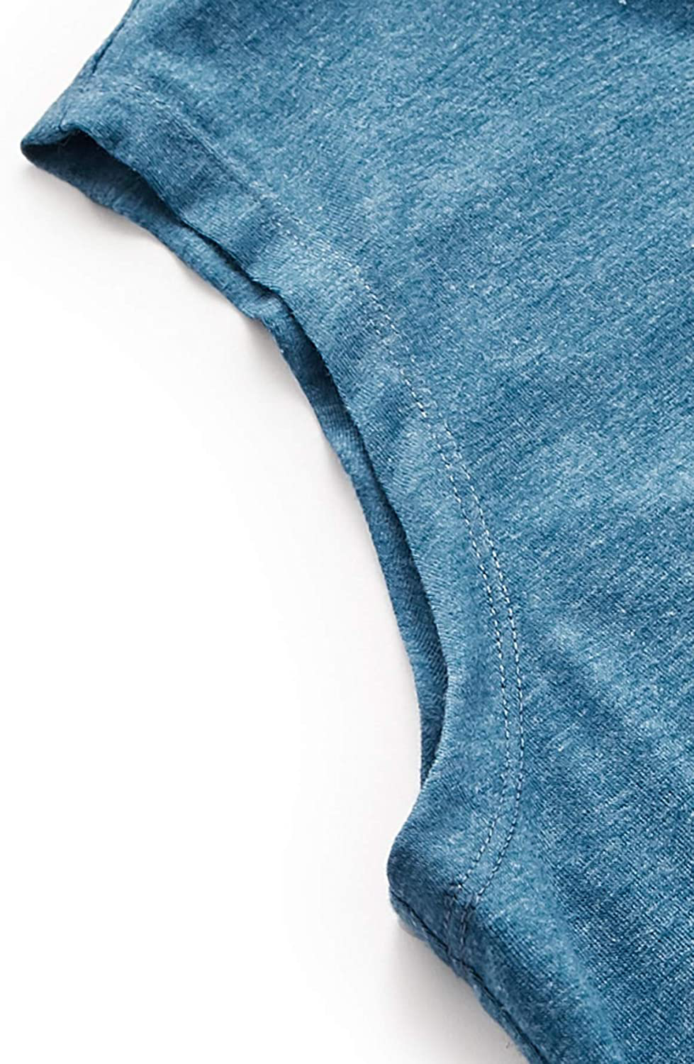 Sweatyrocks Women'S Summer Sleeveless Hooded Tank Top T-Shirt for Athletic Exercise Relaxed Breathable Apparel & Accessories > Clothing > Activewear Kylie Max
