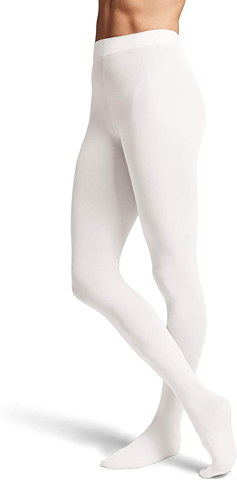 BLOCH Women'S Ladies Contoursoft Footed Tights Apparel & Accessories > Clothing > Underwear & Socks > Shapewear Bloch White Small