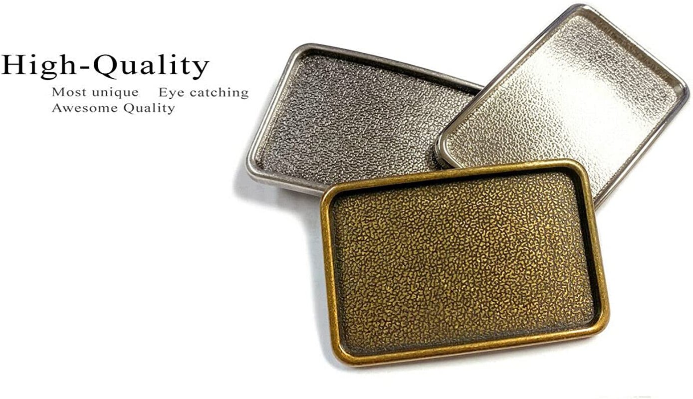 Replacement Belt Buckle Vintage Blank Plain Belt Buckle Fits 1-1/2"(38Mm) Belt Strap-Multi-Style Options Apparel & Accessories > Clothing Accessories > Belt Buckles Belts.com