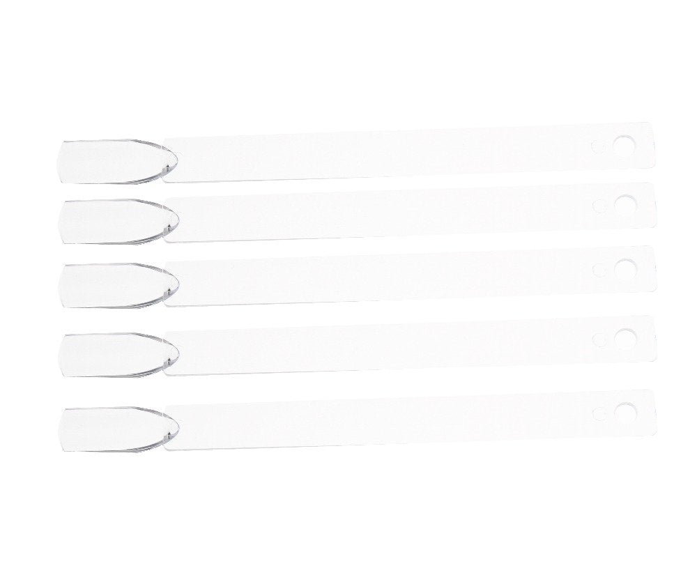 Tfscloin 100Pcs Fan-Shaped Nail Swatch Sticks, False Fake Nail Art Tips Sticks Polish Gel Salon Display Practice Tools with Metal Split Ring Holder (Clear) Health & Beauty > Personal Care > Cosmetics > Cosmetic Tools > Nail Tools Tfscloin